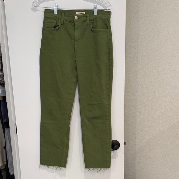 L'AGENCE Green Ankle Jeans - Picture 1 of 3